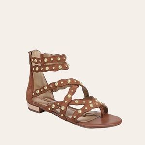 Sam Edelman Daya Studded Suede Gladiator Sandals